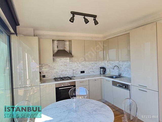 New Building, Fully Furnished, 2 bedroom Flat with View for Rent - Görsel 28