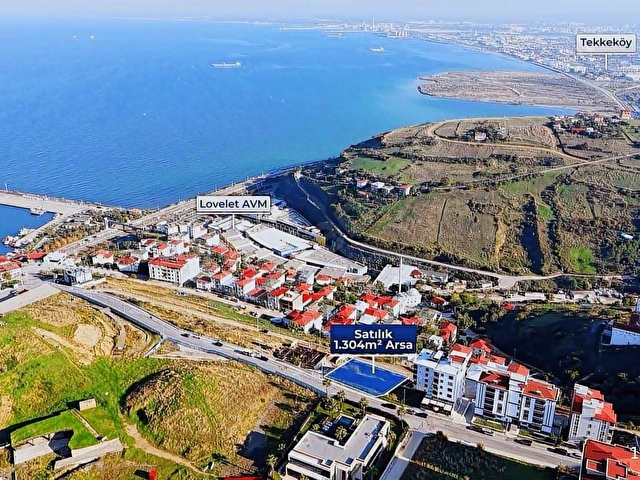 SAMSUNUN EN GÜZEL VİLLA PARSELİ ÇİFT YOLA CEPHE FUL DENİZ MANZ.