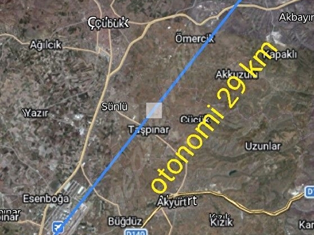 ANKARA ÇUBUK DEDELER 8.163 M² MUSTAKİL TEK TAPU TARLA SAHİBİNDEN BARAJ MANZARALI TAKASLI - Görsel 9