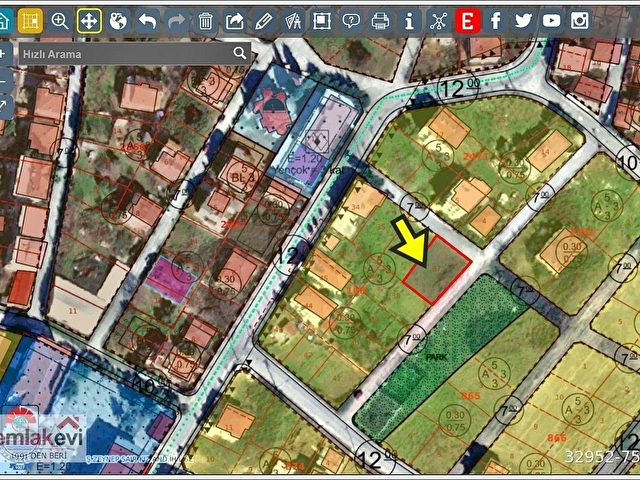 YALOVA BAYRAKTEPE MAH.DE 3 KAT İMARLI 456 m2 KÖŞE PARSEL ARSA - Görsel 13