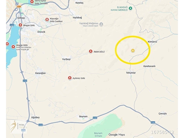 SATILIK TARLA KÖMÜRCÜ KÖYÜ 1.331m2 TEK TAPU