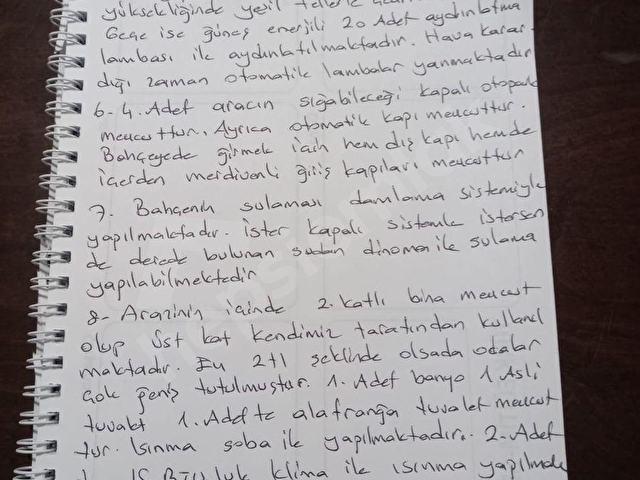 ANAMUR ÖREN ORTAKÖYDE MÜSTAKİL İÇİNDE 2 KATLI EV OLAN SATILIK BAHÇE - Görsel 17