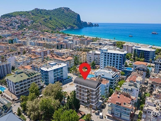 Alanya Kleopatra da 1+1 Satılık Daire