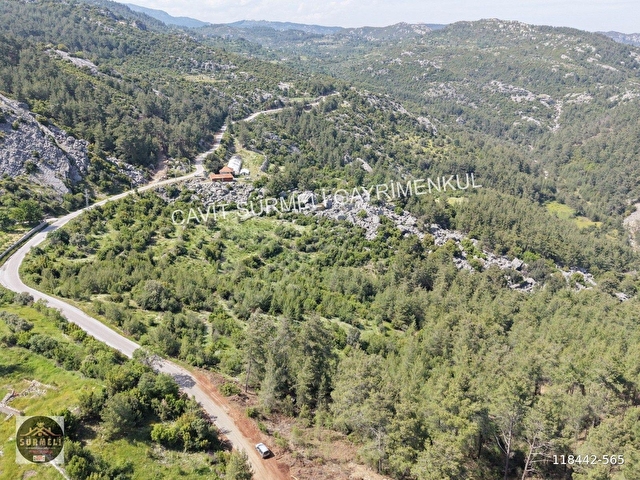 SÜRMELİDEN KIZILSEKİDE SATILIK TEK TAPU TARLA 26296 M2 - Görsel 4