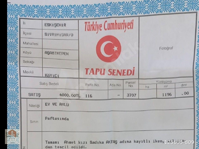 Sivrihisar aşagı kepende mustakil ev - Görsel 2