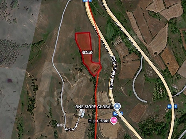 YALOVA GÜNEY KÖYde YALOVA BURSA YOLUNA CEPHE 17.759M2 SATILIK - Görsel 5