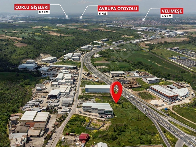 VELİKÖYDE ANA YOLA CEPHELİ SATILIK SANAYİ ARSASI - Görsel 2