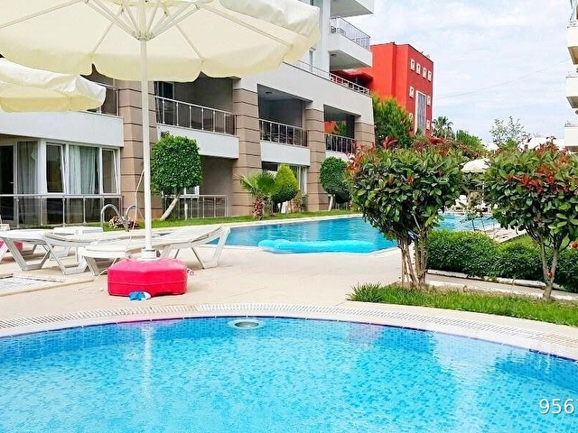 Kemer Merkezde Site İçerisinde Havuzlu Lüx Eşyalı 2+1 SATILIK Daire - Görsel 3