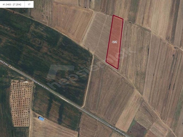 LÜLEBURGAZ OKLALI KÖYÜ KÖYE YAKIN 8720 M2 SATILIK TARLA