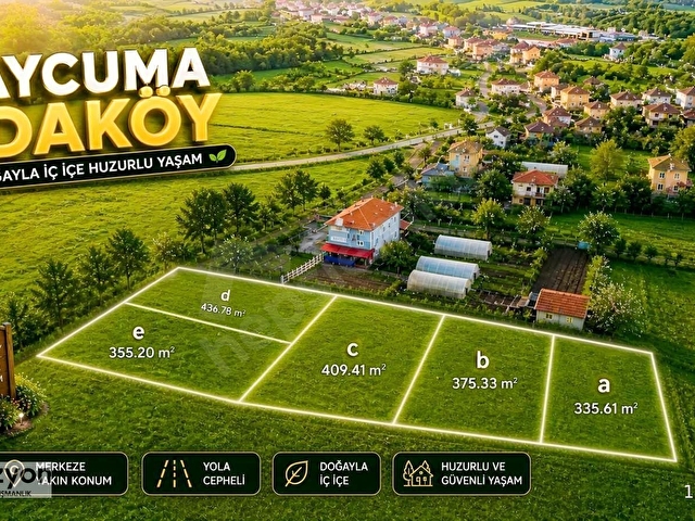 MÜSTAKİL TAPULU VİLLA İMARLI SON KALAN 1 ADET 436 M² PARSEL!!