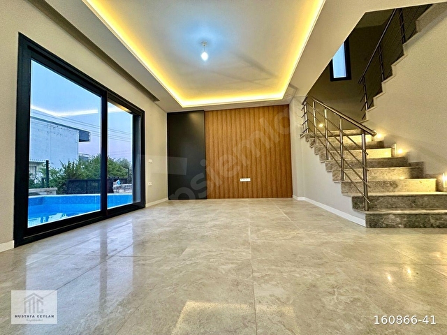 Müstakil Arsa İçinde Müstakil Havuzlu 3+1 Villa / yerden ısıtmalı 300m2 arsa içinde - Görsel 12
