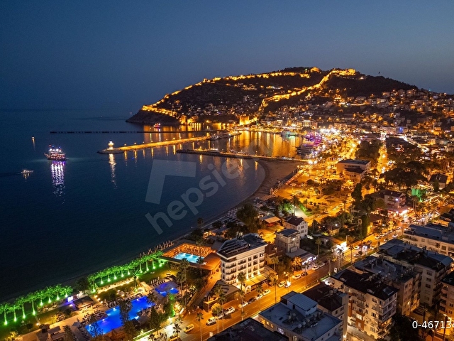 ALANYA KALESİNDE, 2 DÖNÜM ARAZİYE SAHİP MANZARALI TARİHİ EV - Görsel 19
