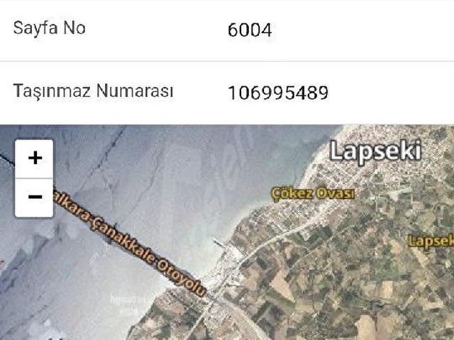 kaçırılmayacak fırsat deniz boğaz ve  Çanakkale Köprüsü manzaralı arazi. - Görsel 5