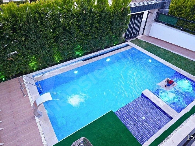 Kemer Çamyuva’da 4 Mevsim Lüks: Isıtmalı Havuzlu Müstakil 4+1 Villa - Görsel 9