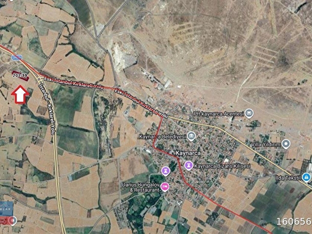 KIRKLARELİ PINARHİSAR KAYNARCADA YOLA CEPHELİ BAKIMLI TARLA - Görsel 2