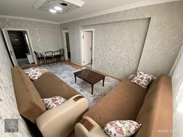 SIFIR EŞYALI METRO YAKINI BALKONLU EŞYALI KİRALIK DAİRE - Görsel 2