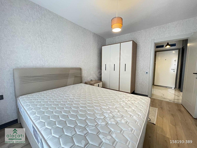 alaçatıdan lüx yapılık eşyalı kiralık 1+1 daire - Görsel 13