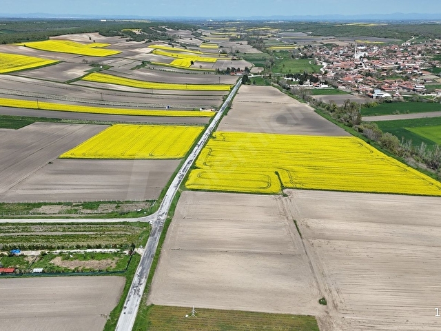 BABAESKİ MÜSELLİM DE 2991 M2 ASFALT CEPHE SATILIK TARLA - Görsel 17