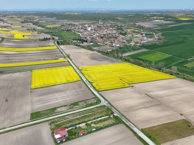 BABAESKİ MÜSELLİM DE 2991 M2 ASFALT CEPHE SATILIK TARLA - Görsel 13