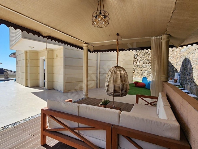 Alanya Tepede 4+1 iki Katlı Ozel Sauna 330 M2 Satılık Villa - Görsel 27