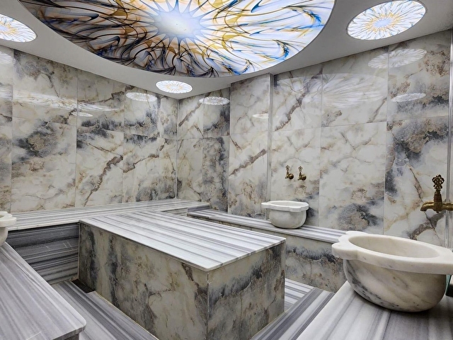 Alanya Tepede 4+1 iki Katlı Ozel Sauna 330 M2 Satılık Villa - Görsel 26