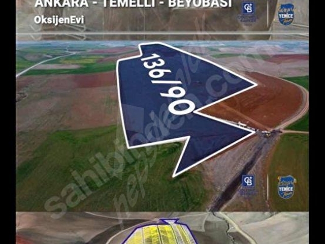 TEMELLI BEYOBASINDA KOOPERATIF HISSELI SATILIK MUHTEŞEM ARSA - Görsel 2