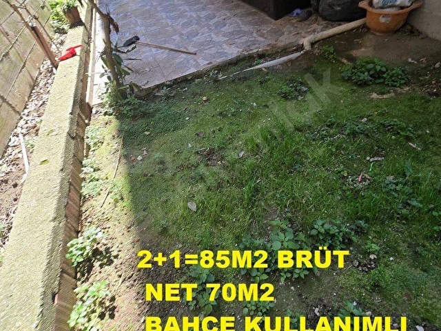 SATILIK 2+1=85M2 BAHÇE KULLANIMLI BAHÇE KATI MASRAFSIZ - Görsel 19