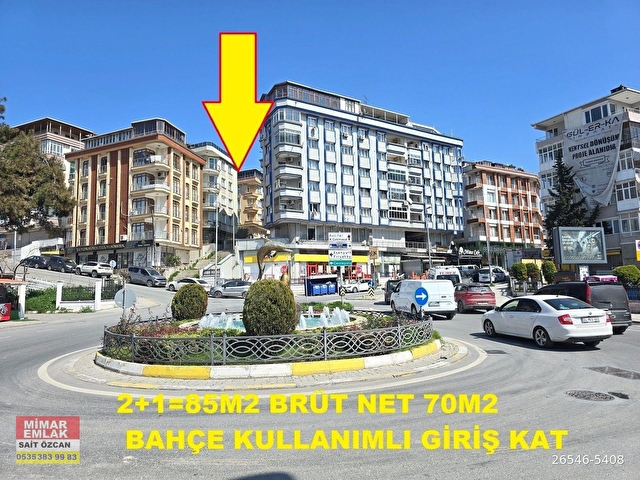 SATILIK 2+1=85M2 BAHÇE KULLANIMLI BAHÇE KATI MASRAFSIZ - Görsel 2