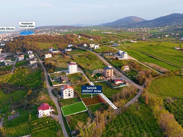KARADENİZ EMLAKTAN TAFLANDA DENİZ MANZARALI SATILIK 500 M2 ARSA - Görsel 5