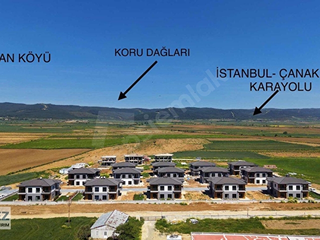 ~~KÖRFEZDEN ~~SAROS EGE KASABASINDA LÜKS İKİZ VİLLA - Görsel 9