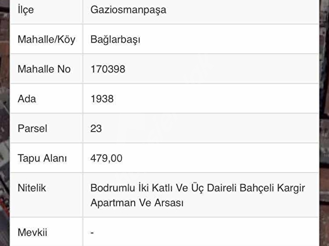 GAZİOSMANPAŞA BAĞLARBAŞINDA SATILIK TİCARİ + KONUT İMARLI ARSA - Görsel 3
