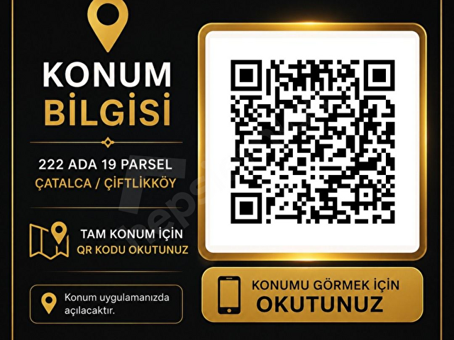 ÇATALCA ÇİFTLİKKÖYDE ÇAP MUVAFAKATNAMELİ YERİ BELLİ 256M² TARLA - Görsel 8