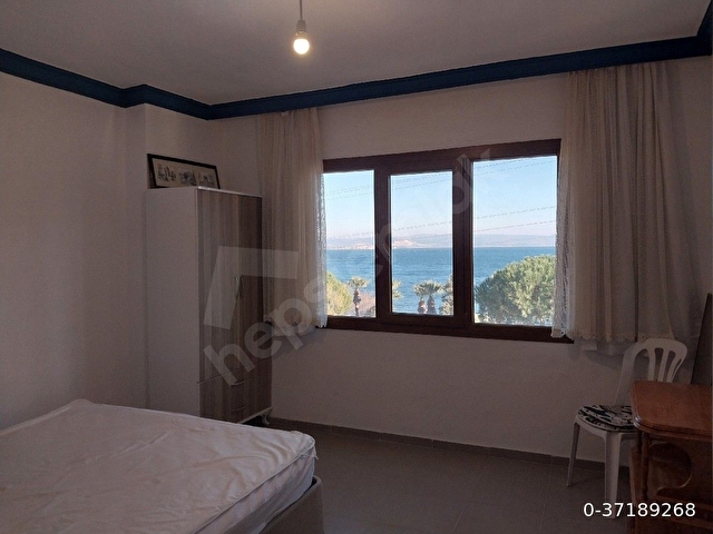 ÇANDARLI EYKO SİTESİNDE DENİZ KENARI MANZARALI 1. KAT KİRALIK EŞYALI DAİRE - Görsel 9