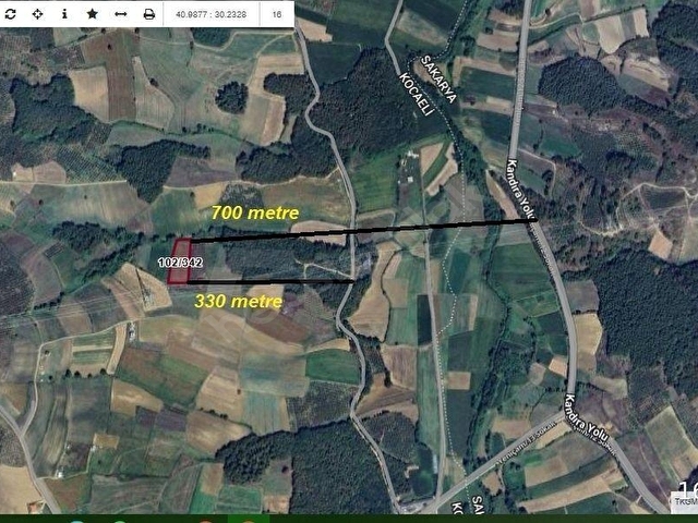 KANDIRA PELİTPINAR KÖYE YAKIN MANZARALI 3235 M2 FIRSAT ARAZİ - Görsel 7