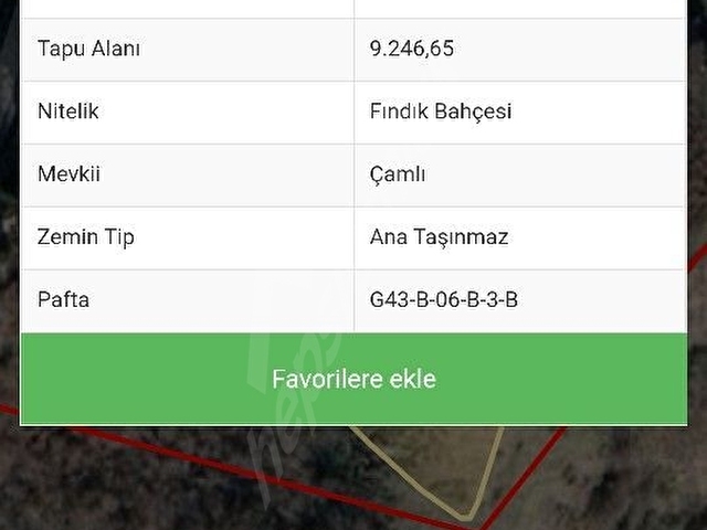 TRABZON DA   DOGA MANZARALI ARSA