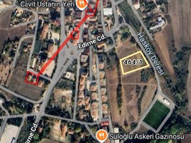 EDİRNE SÜLOĞLU MERKEZDE SATILIK ARSA KAT İRTİFAKLI TAPUSU HAZIR - Görsel 4