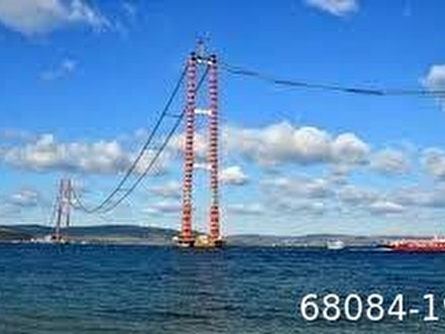 LAPSEKİ UMURBEY SAHİLDE KÖPRÜ MANZARALI İMARLI ARSA - Görsel 7
