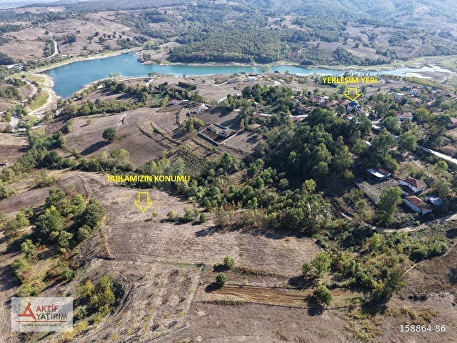 KANDIRADA ÇAPI DÜZGÜN 1.058 M2 GÖL MANZARALI YATIRIMLIK TARLA - Görsel 4