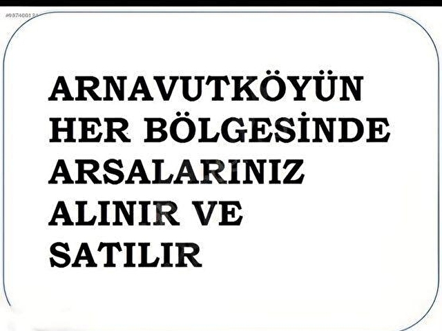 Sahibinden Arnavutköy Tayakadında Doğa İle İçiçe İmar İçinde - Görsel 26