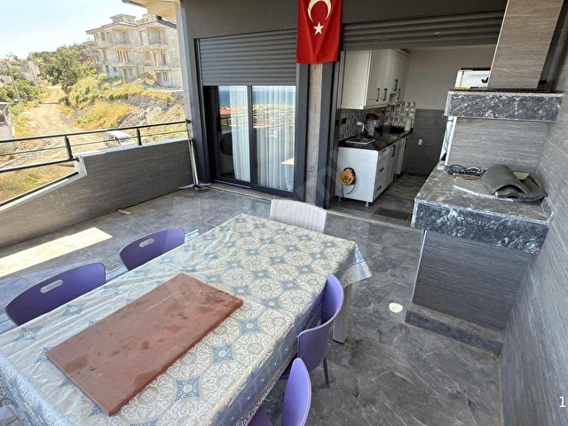 Acil satılık Doğanbey de full deniz manzaralı 3+1 villa - Görsel 30