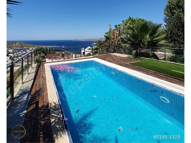 Gümüşlük Yalıkavak Özel Havuzlu Deniz Manzaralı Villa - Görsel 14