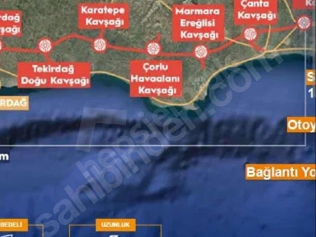 SAYGINDAN TEKİRDAĞ MARMARA EĞERLİSİNDE 12.500 M2 SATILIK ARSA - Görsel 8
