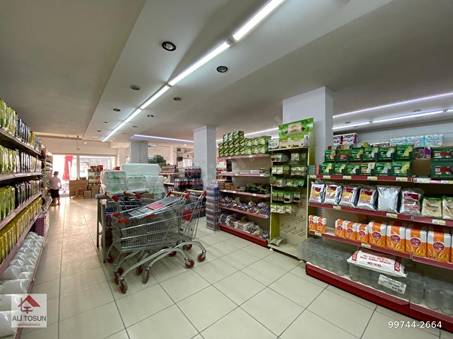 ALİ TOSUNDAN İŞLEK CADDE ÜZERİ ŞEHRİN KALBİNDE YÜKSEK CİROLU DEVREN KİRALIK MARKET - Görsel 11