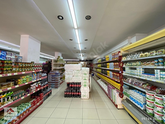 ALİ TOSUNDAN İŞLEK CADDE ÜZERİ ŞEHRİN KALBİNDE YÜKSEK CİROLU DEVREN KİRALIK MARKET - Görsel 9