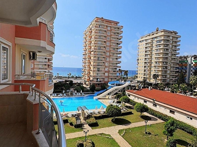 Alanya/ Mahmutlar Alden 3 Res.te Deniz Manzaralı Eşyalı 2+1 - Görsel 24