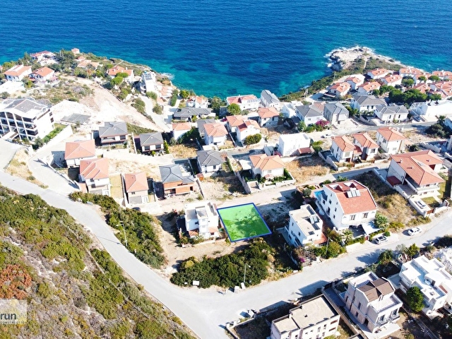 KARABURUN İSKELE MAHALLESİ BURGAZARKASI DENİZ VE DOĞA MANZARALI VİLLA ARSASI - Görsel 10