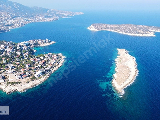 KARABURUN İSKELE MAHALLESİ BURGAZARKASI DENİZ VE DOĞA MANZARALI VİLLA ARSASI - Görsel 11