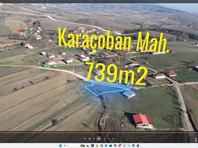 KARAÇOBANDA 750 MT2 ARSA