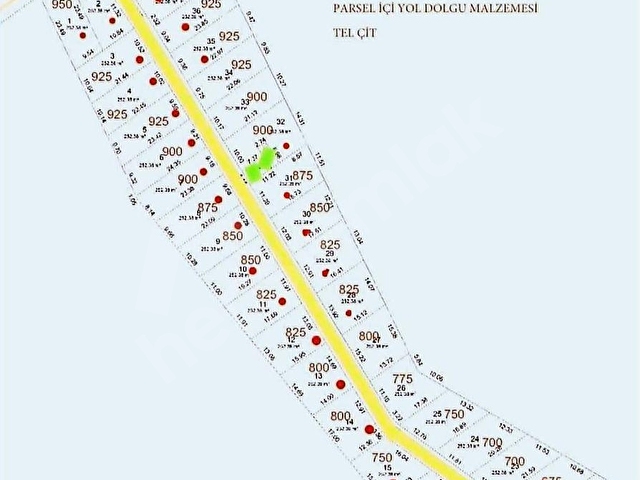 Karacağaç köy merkezinde satılık tarla Elekrik su aktif
