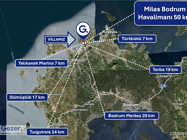 PANORAMİK DENİZ MANZARALI 250m² 6+2 GENİŞ BAHÇELİ KÖŞE VİLLA - Görsel 4